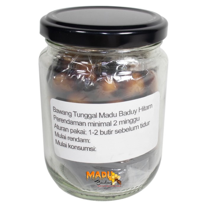 Bawang Putih Tunggal Lanang Madu Hitam Asli Murni Hutan Baduy 250gram