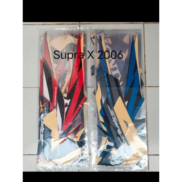 STIKER SUPRA X 125 R 2006