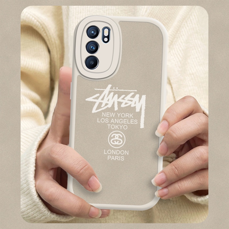Case OPPO Untuk A3s A5s A9 2020 A11K A12 A15 A16 A31 A33 A52 A54 A57 A74 A76 A92 A95 A96 Tren Pribadi Merek Soft Casing F9 F11 Reno 4 5 6 7Z