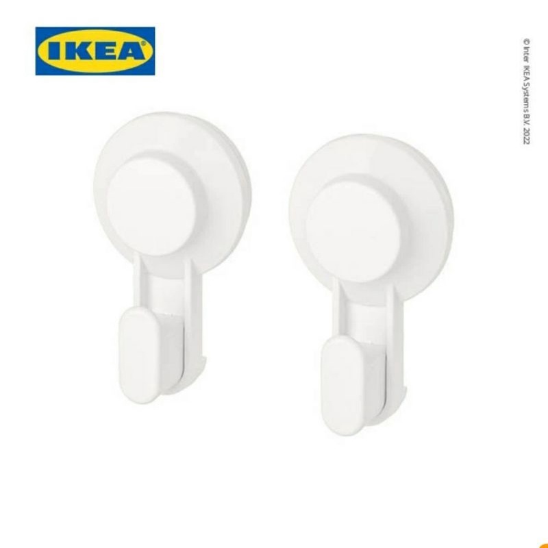 GANTUNGAN BAJU MODEL TEMPEL SUCTION CUP KUAT IKEA TISKEN