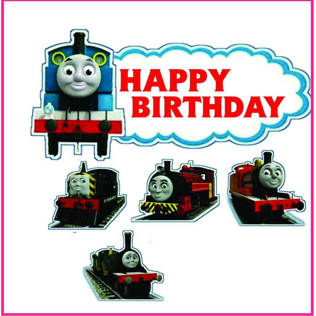 

BIGBAG TOPPER CAKE ULANG TAHUN / HIASAN KUE THOMAS AND FRIENDS