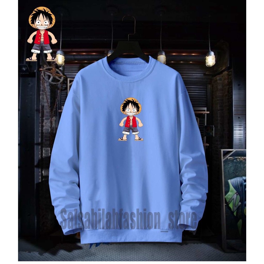 CREWNECK Jaket Distro Sweater Oblong Pria Wanita FLEECE TEBAL