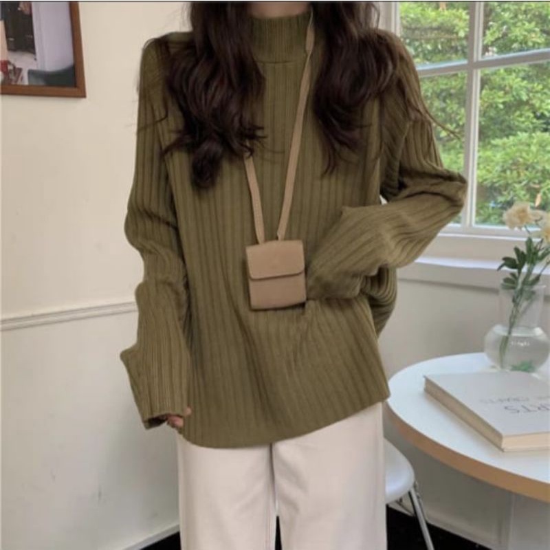 WILONA SWEATER RAJUT/ATASAN WANITA BIG SiZE