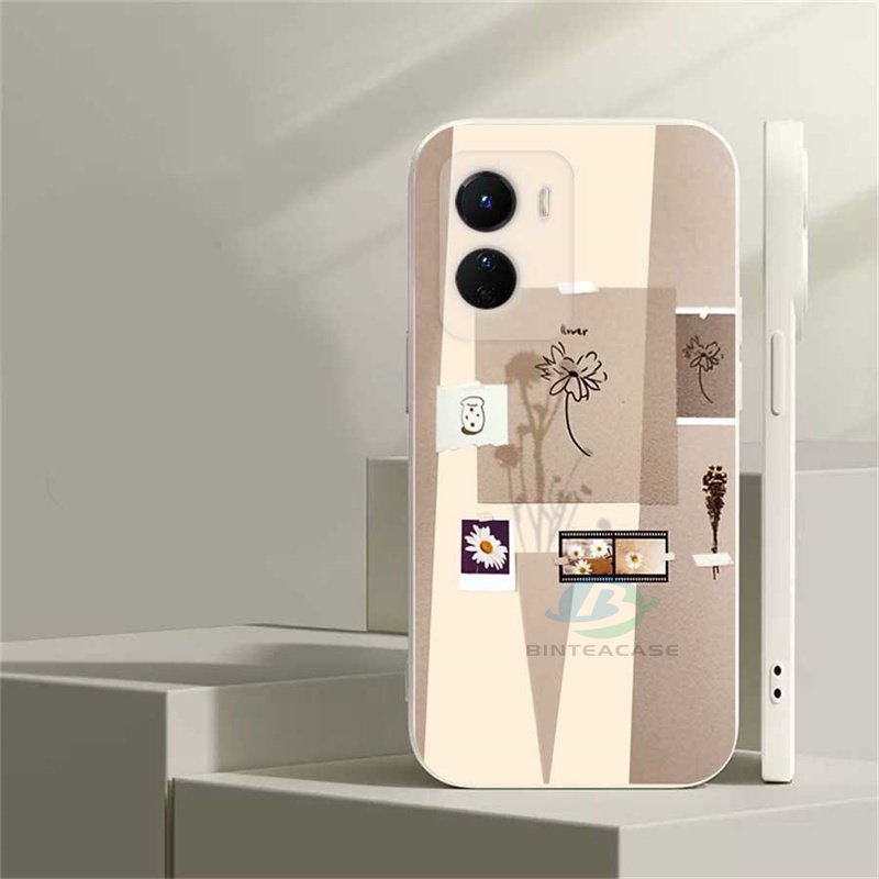 Casing Untuk OPPO A17 A17K A77S A57 2022 A15 A16 A16K A54 A53 A12 A5S A7 A3S A11k A31 A52 A92 A94 A93 A37 F9 A1K Reno 7 6 5F 4F Bunga Elegan Soft Silicone Phone Case Binteacase