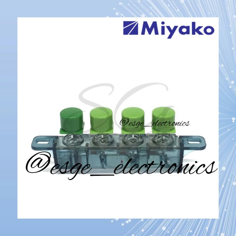 ORIGINAL SAKLAR BLENDER MIYAKO SWITCH BLENDER MIYAKO TOMBOL BLENDER MIYAKO 151GF 151PF/AP 152GF 152 SWITCH ON OFF MESIN BLENDER MIYAKO KECEPATAN TOMBOL MESIN BLENDER MIYAKO BARU HIJAU 151GF 151PF/AP 152GF 152PF/AP SAKLAR MESIN ON OFF 1 2 PULSE