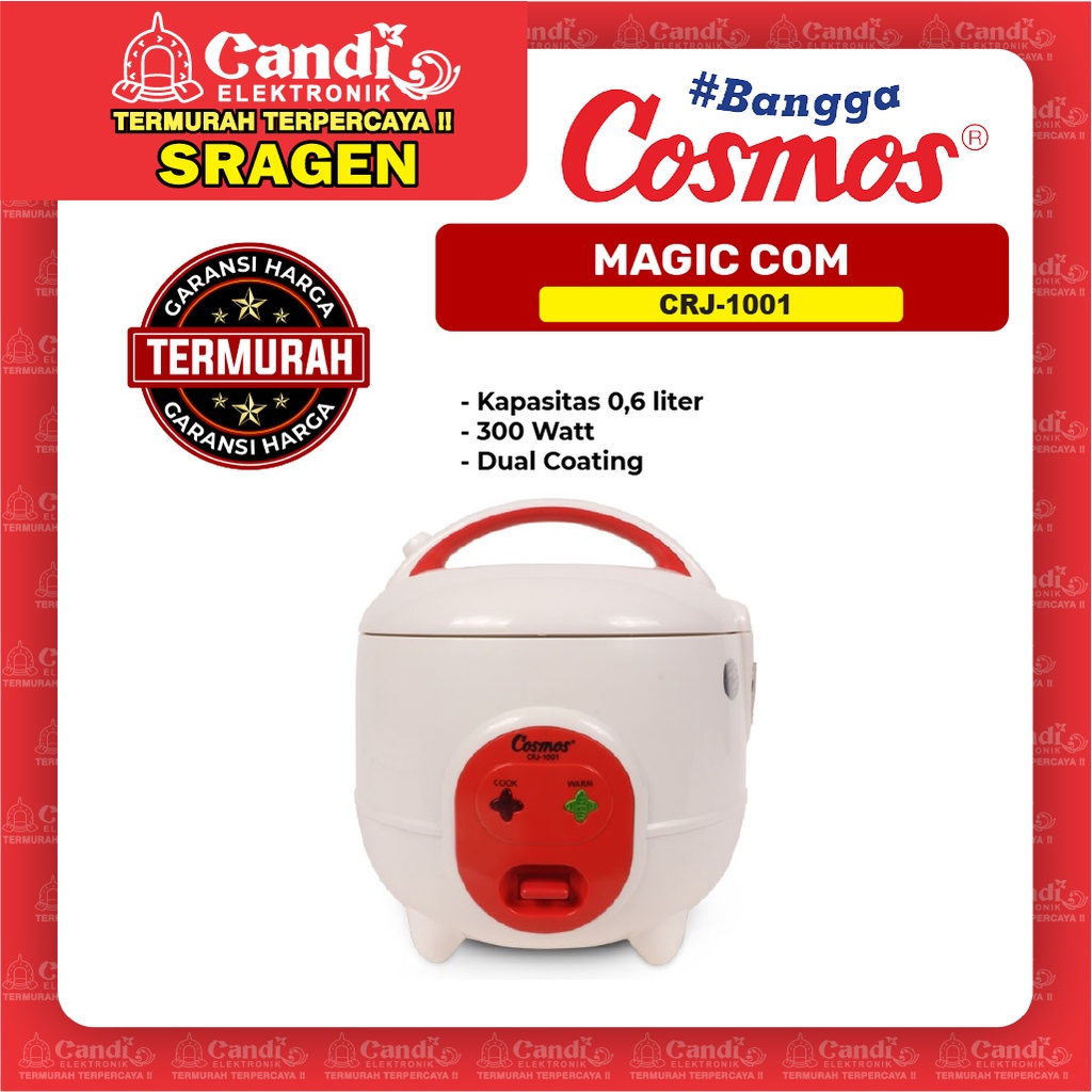 COSMOS Magic Com 0.6 Liter - CRJ 1001