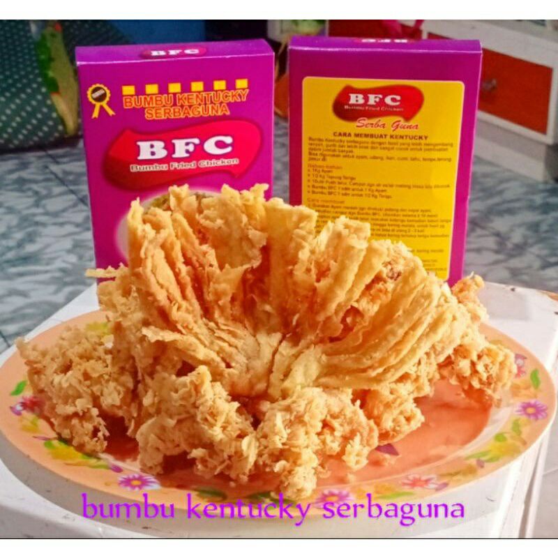 

Bumbu Fried Chicken Serbaguna Bumbu Kentucky Serbaguna hasil lebih mengembang renyah gurih & lebih enak