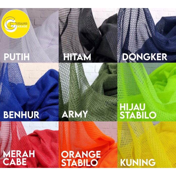 Cloth Kain Mesh Jala Jaring Furing Import Halus ( Jala Lapis Mini )