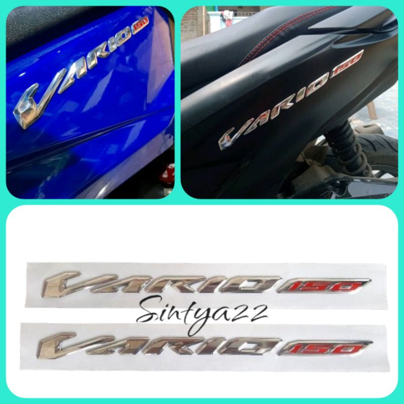 EMBLEM VARIO 150 STICKER EMBLEM 3D