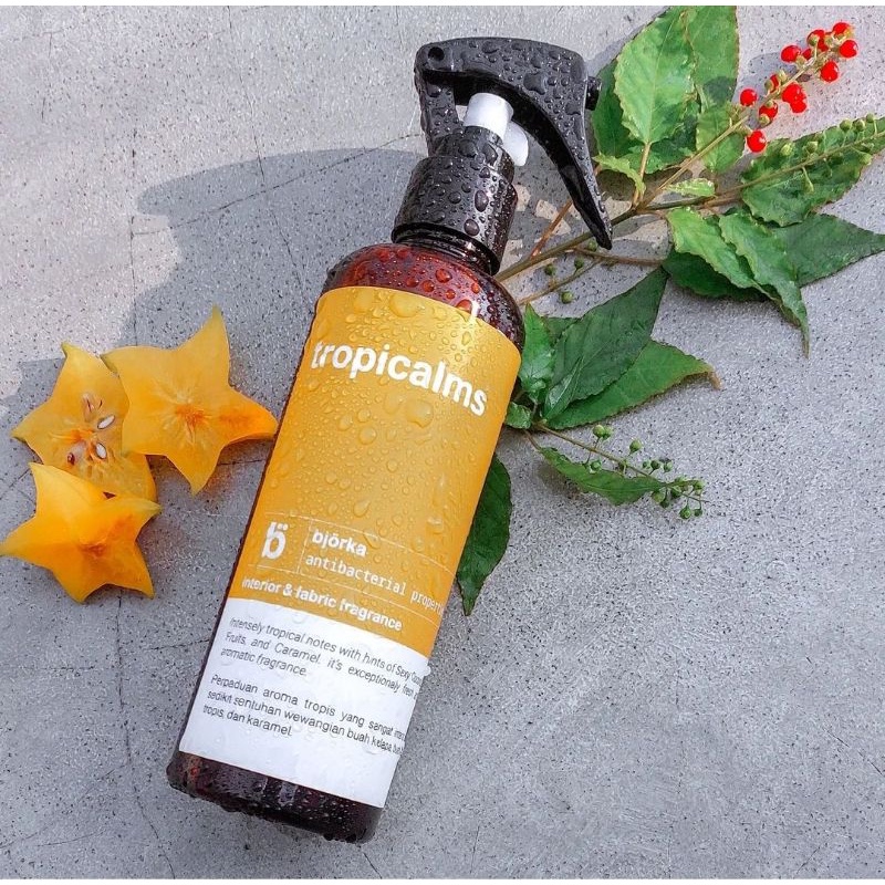 Bjorka Antibacterial Linen Spray Pengharum kamar Tidur Pewangi Lemari Pakaian Tropicalms