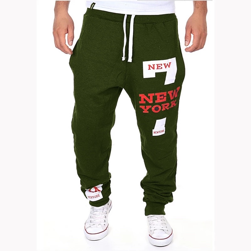 CELANA JOGER JOGGER PANTS PANJANG NEW YORK COWOK PRIA TRAINING GYM FASHION