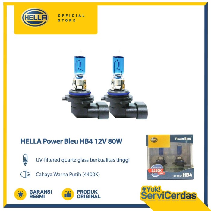 Jual Hella Bohlam Mobil Hb V W K Power Bleu Rally Bohlam