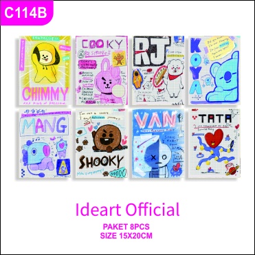 Paket Hiasan Dinding Wall Decor Pajangan Dinding Minimalis Cute isi 8pcs C114