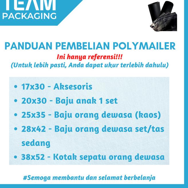 

Polymailer 38x52 Kantong Plastik Amplop Packing Online Isi 100 pcs