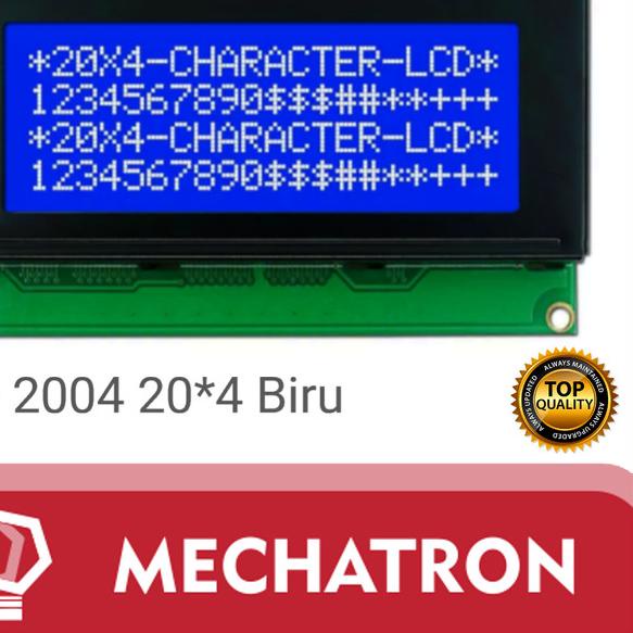 LCD2004 20X4 LCD 2004A LCD 2004 LCD Module 5V Biru Blue Backlight