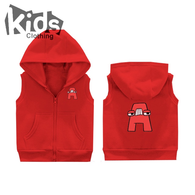 KARAKTER ALPHABET LORE / JAKET ROMPI ANAK KARAKTER HURUF ALPHABET LORE