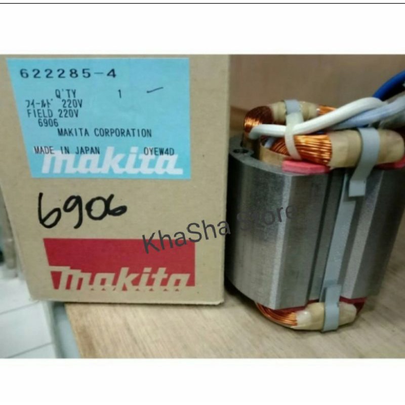 Stator 6906 Makita Original Part Bantalan Angker 6906 Mesin Impact Wrench