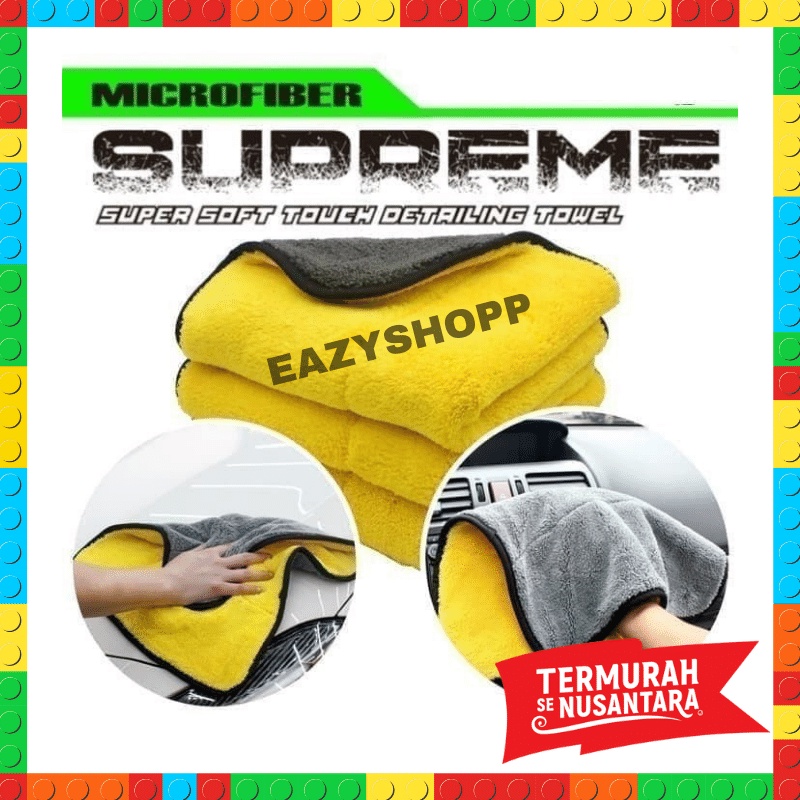 Kain Lap Microfiber Mikrofiber Lap Mobil Motor Dapur Microfiber Mikrofiber Kain Tebal Besar Jumbo Uk
