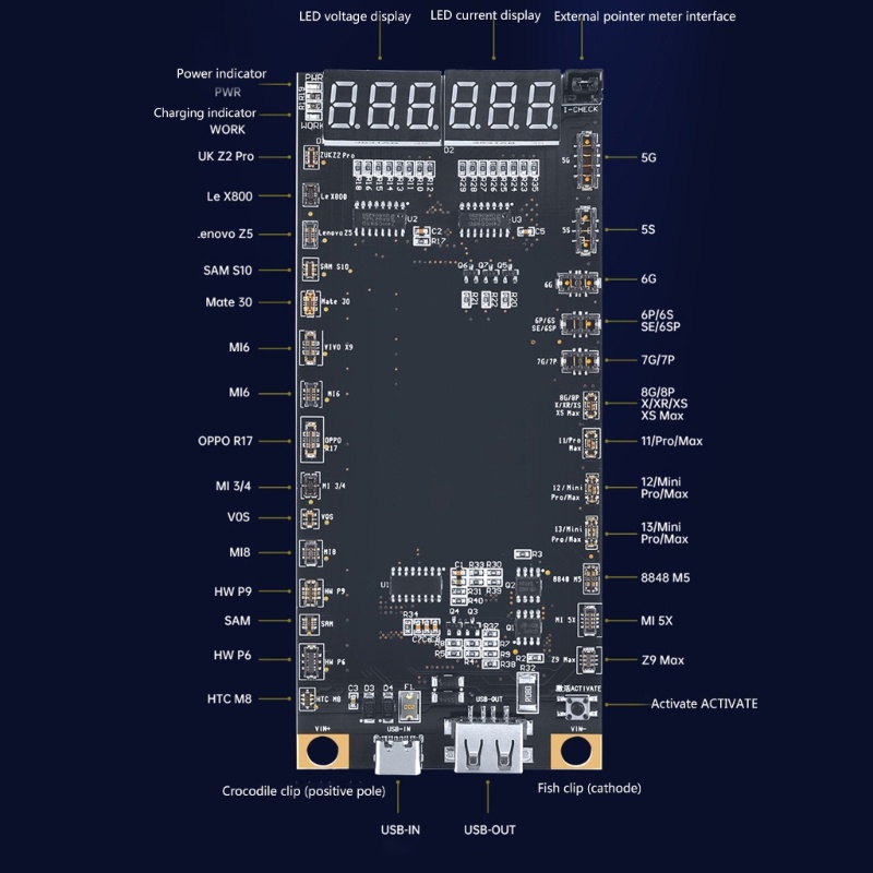 Papan Sirkuit zzz BA27 Universal Untuk 55s 6 7 8P 11pro 11promax 12 13 promax