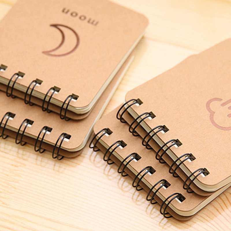 Buku Notebook / Catatan / Agenda / Diary Mini Ukuran A7 Motif Cuaca