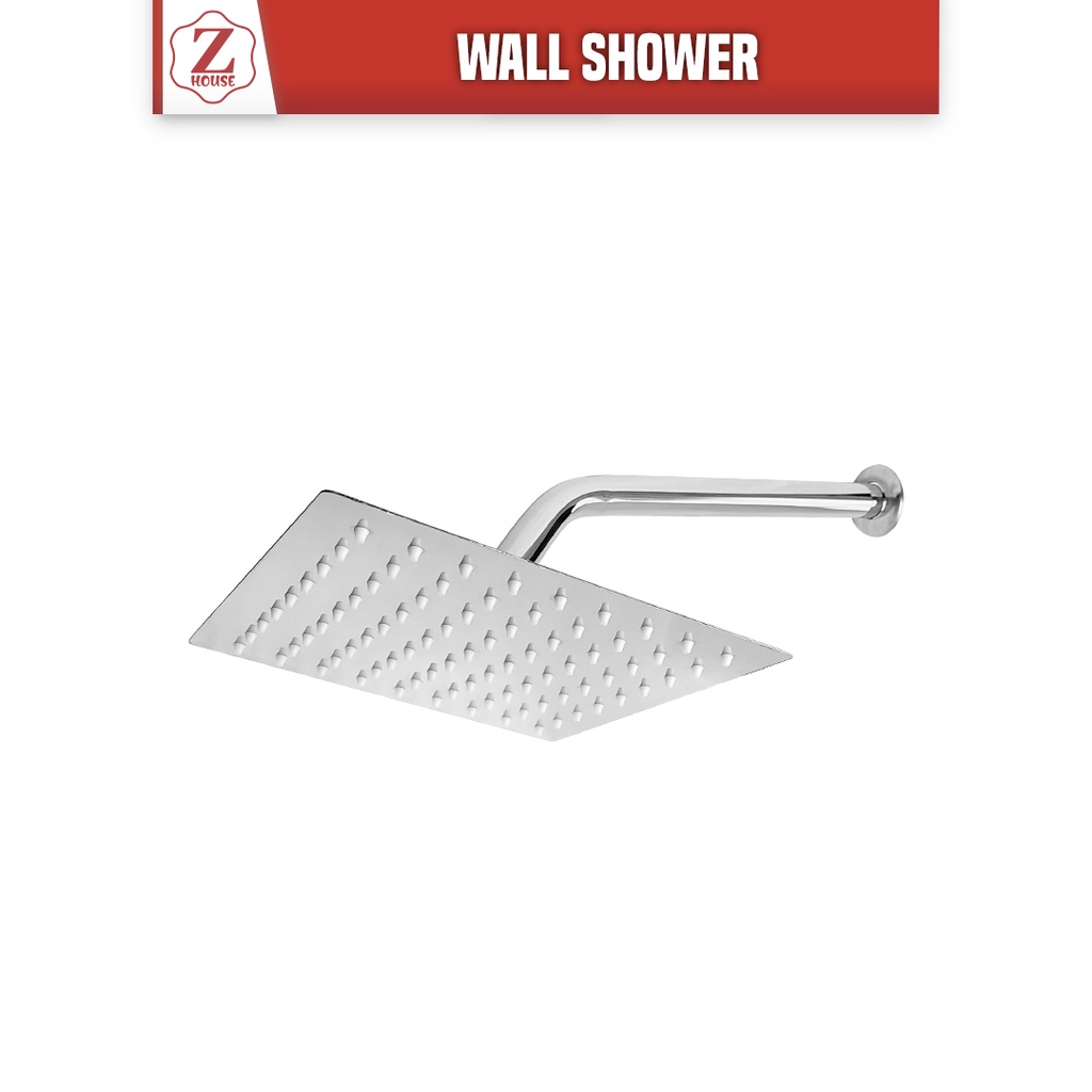 Wallshower Kotak 8&amp;6 Inch Stainless/Shower Tembok/Wallshower Stenlis Dinding/Wall Shower Kotak 8inch