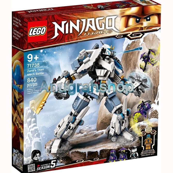 LEGO 71738 NINJAGO Jay Titan Mech Battle