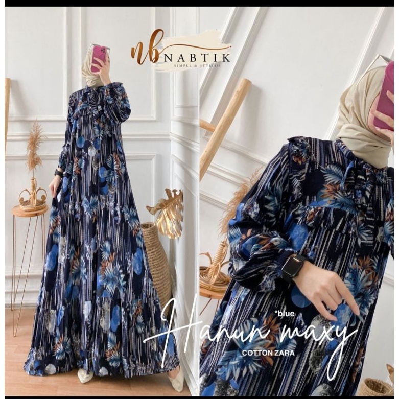 GAMIS MUSLIMAH NEW HANUN MAXY ORI BY NABTIK