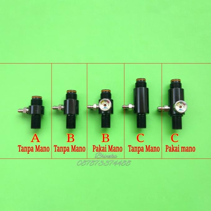 Adaptor Chamber ke tabung bocap / Adapter Chamber ke Botol Bocap