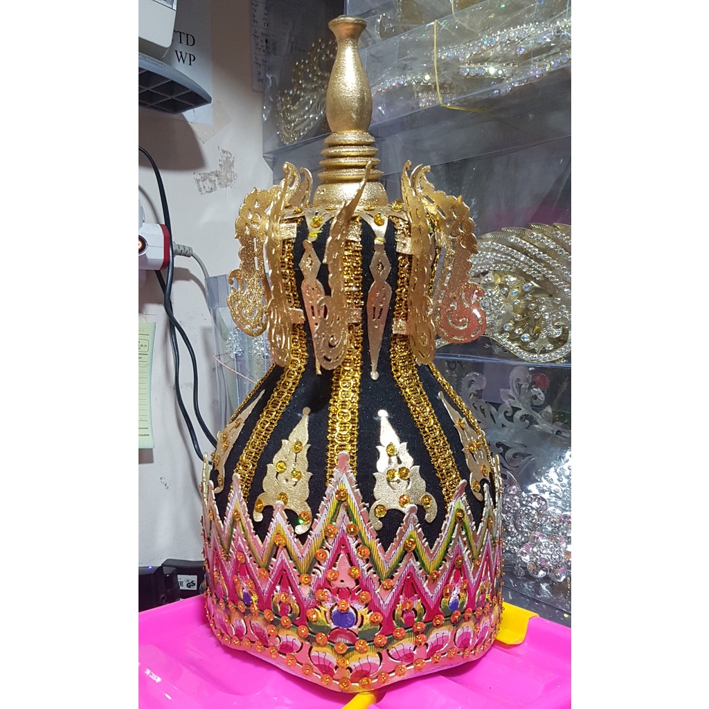 Irah - Irahan Wayang Orang Prabu Kresna - Mahkota Wayang Orang Prabu Kresna