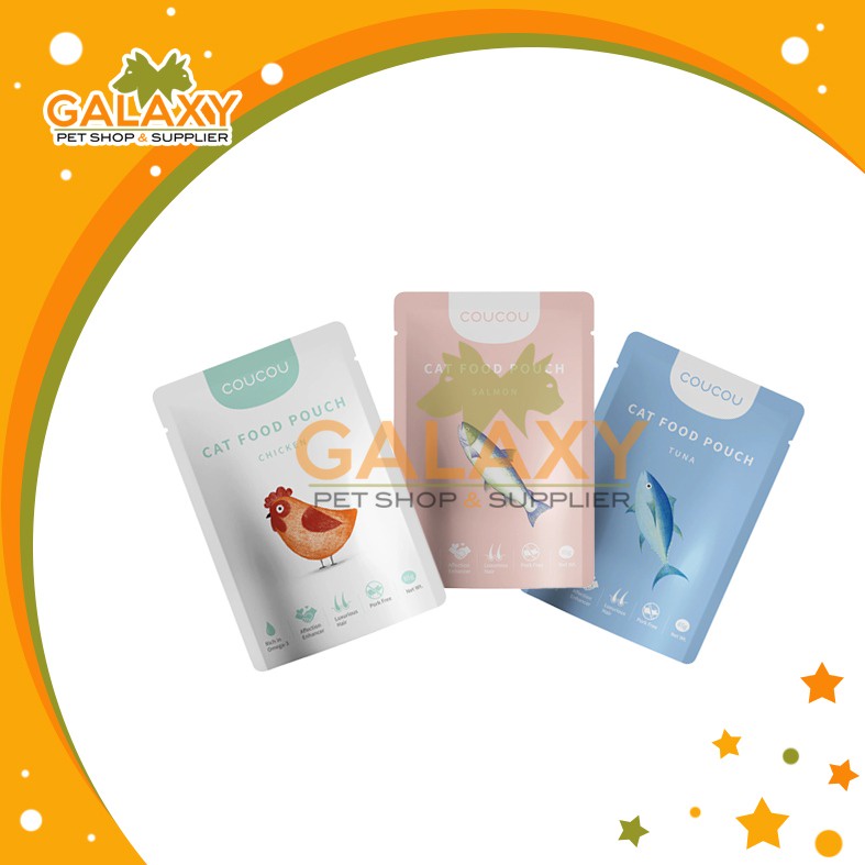 COUCOU Wet Cat Food 85gr - Makanan Basah kucing