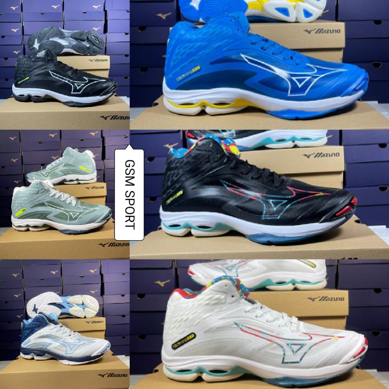 MIZUNO WLZ 7 MID SUPER PREMIUM / SEPATU VOLI PRIA WANITA