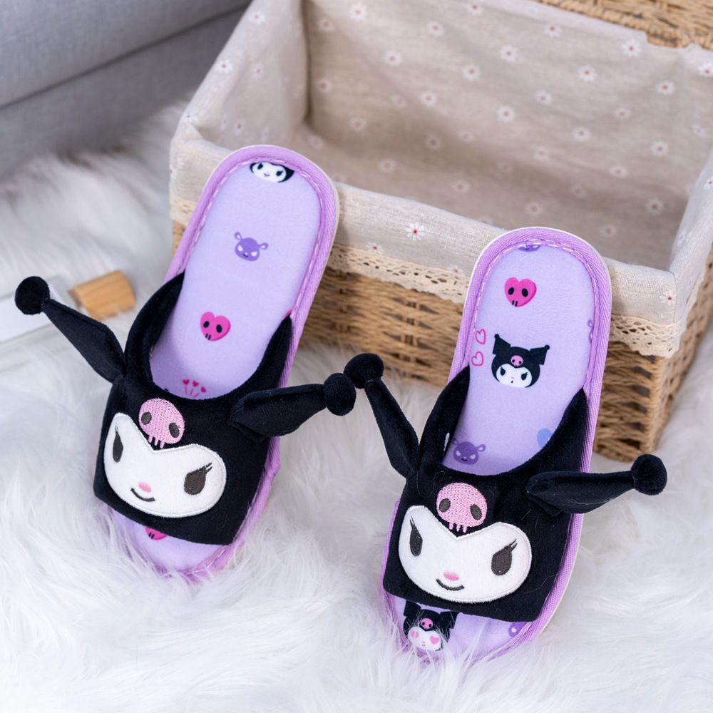 SANDAL RUMAH CINNAMOROLL MELODY KUROMI BADTZMARU HELLO KITTY POMPOMPURIN POCHACCO DOG SEPATU KAMAR SELOP IMPOR