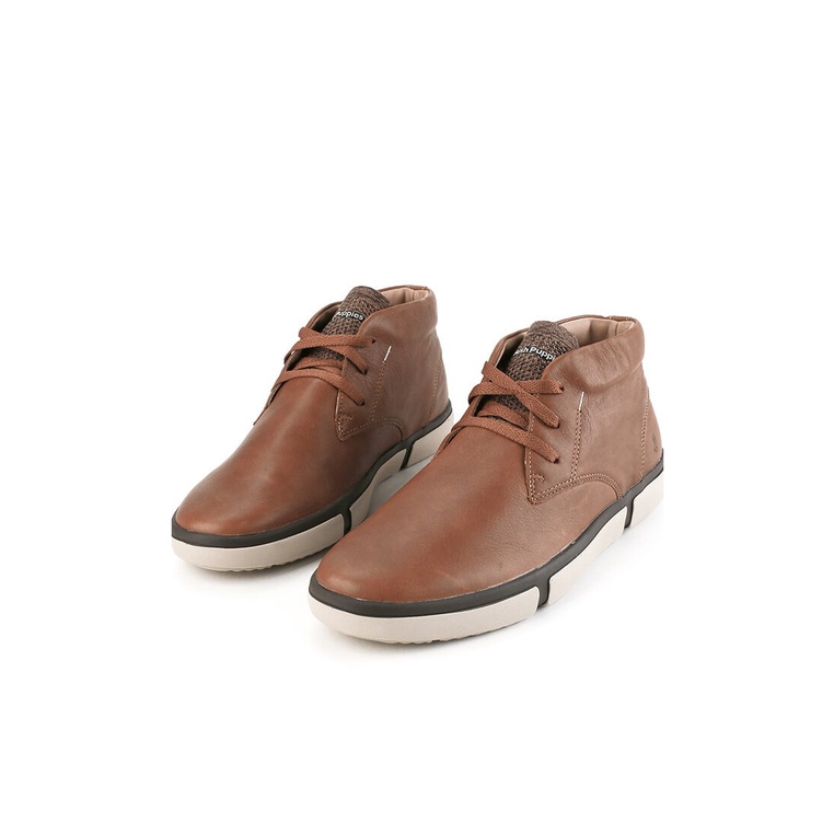 HM004 SEPATU BOOT HUSH PUPPIES PRIA ORIGINAL CASUAL KULIT BRANDED COKLAT BROWN