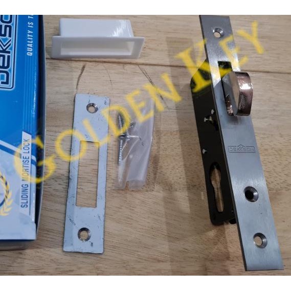 Mortise Lock Sliding Dekson MTS SLD DL 8225 SSS Kunci Pintu Aluminium - Lockcase