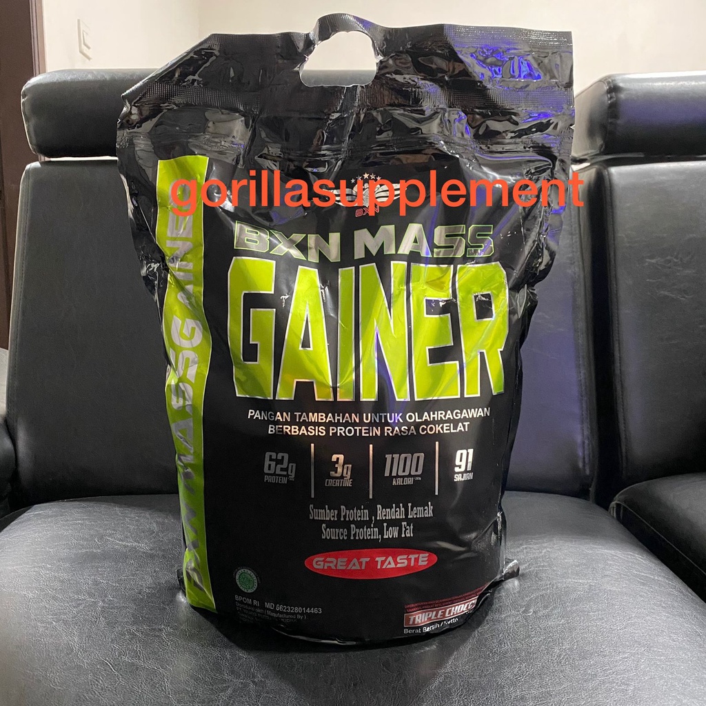 BXN Mass Gainer 15lbs 15lb BODY XTREME Nutrition BPOM HALAL MUI Supplement Suplemen Fitness Bulking