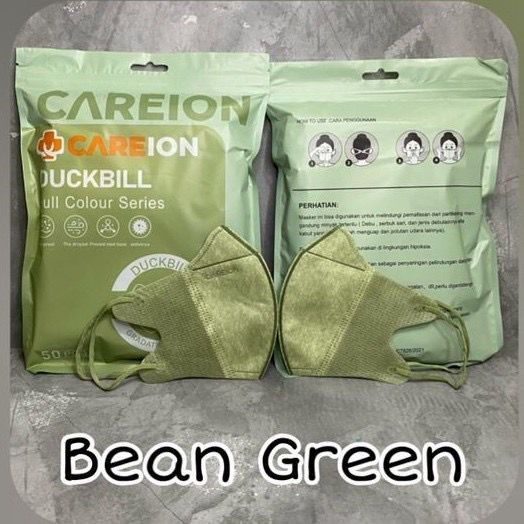 MASKER DUCKBILL CAREION 3 PLY ISI 50PC