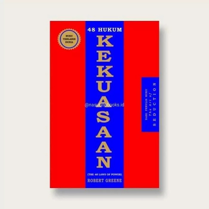 :<:<:<:<] BUKU HUKUM 48 HUKUM KEKUASAAN - ROBERT GREENE (free sampul)