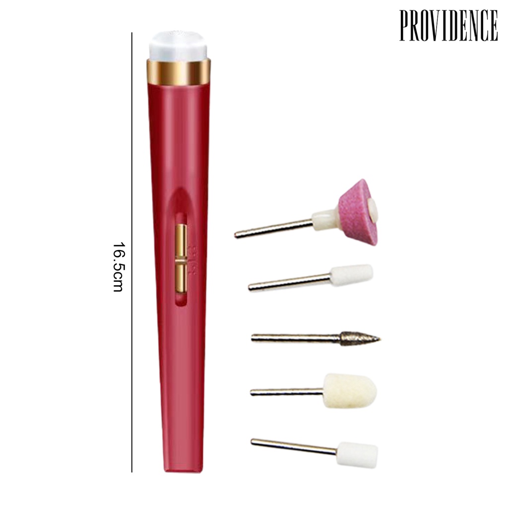 Providence Mesin Kikir Kuku Elektrik 5 in 1 Kecepatan Tinggi USB Rechargeable Hemat Tenaga