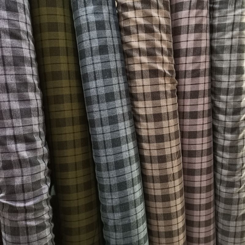 kain katun madinah motif kotak PREMIUM lebar 1,50 m ORI LANGSUNG DARI TOKONYA .ADEM,NYAMAN.LEBIH MUR