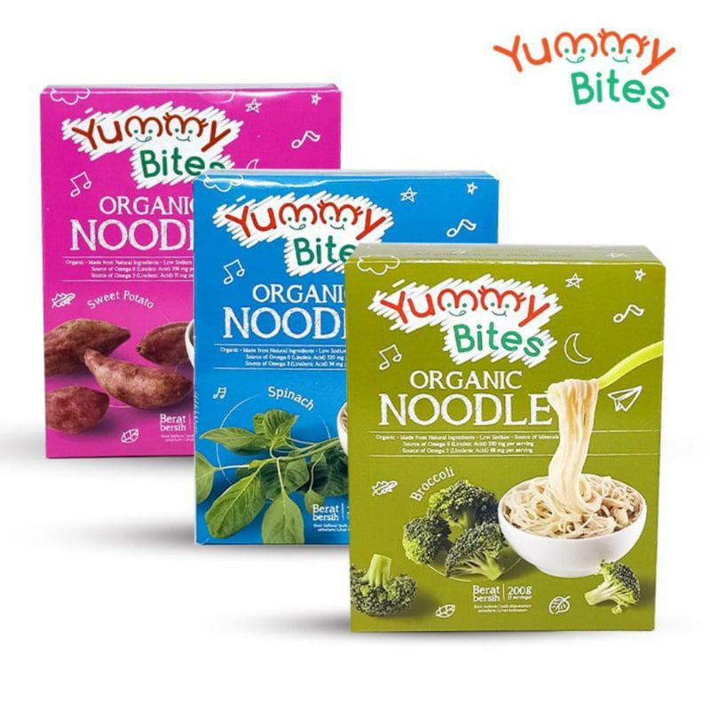 

YUMMY BITES ORGANIC NOODLE / Mie Anak