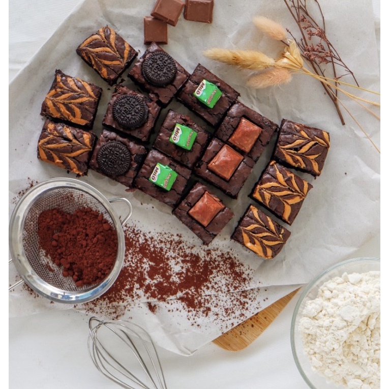 

Luminer brownies panggang sz 20x10 medium | brownies panggang | mix brownies | dynamite brownies | skippy | peanut butter | size medium 20x10