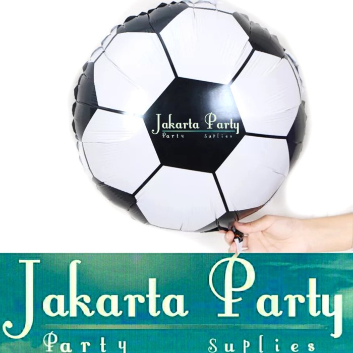 Balon foil sepak bola / foil football / balon foil bulat