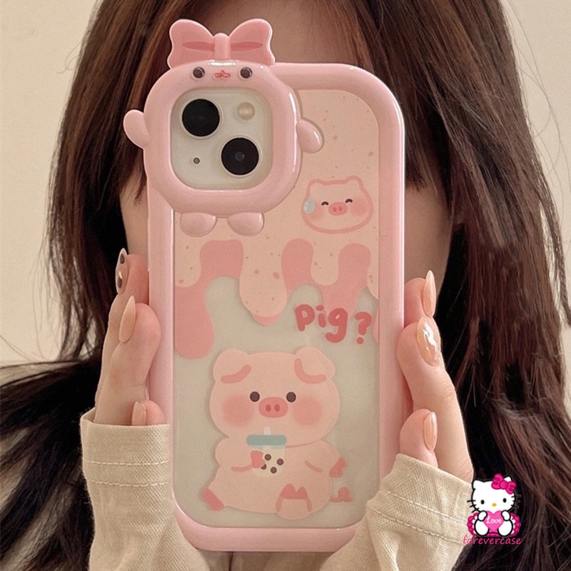 Soft Case Motif Kartun Milk Tea Monster 3D Untuk Realme C11 C30 C25 C25s C35 C31 C21 C15 C21Y C25Y C1 C3 C17 Realme 5 6i 9i 5s 5 7i