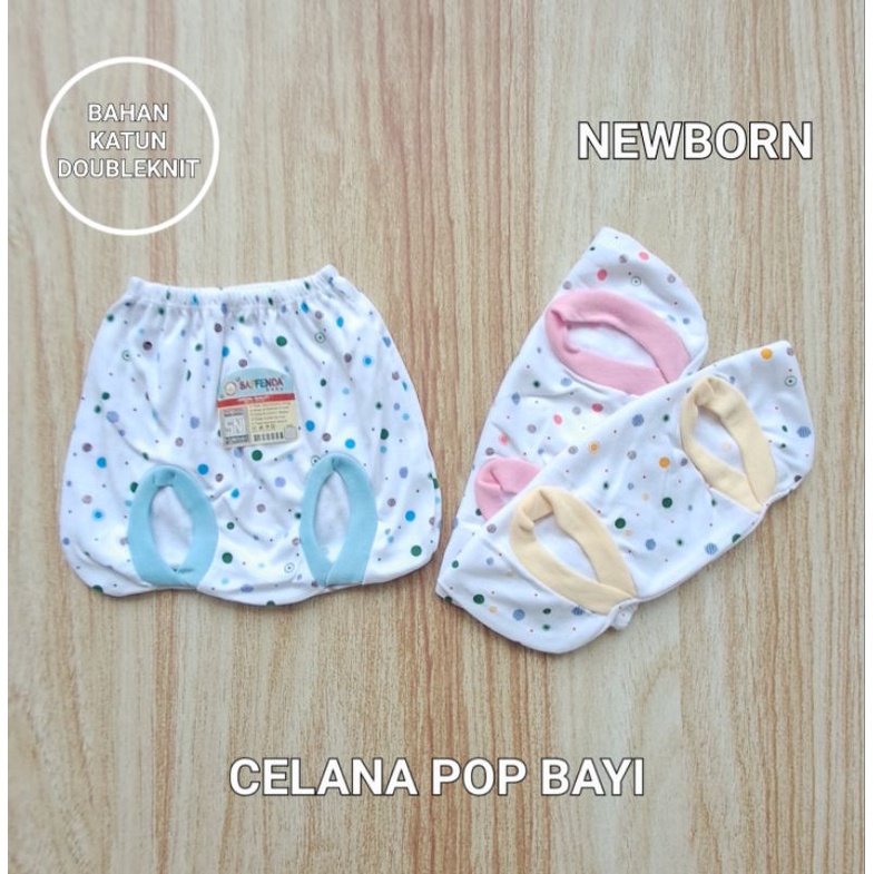 Celana Pop Bayi Baru Lahir Polkadot Saffenda Baby SNI