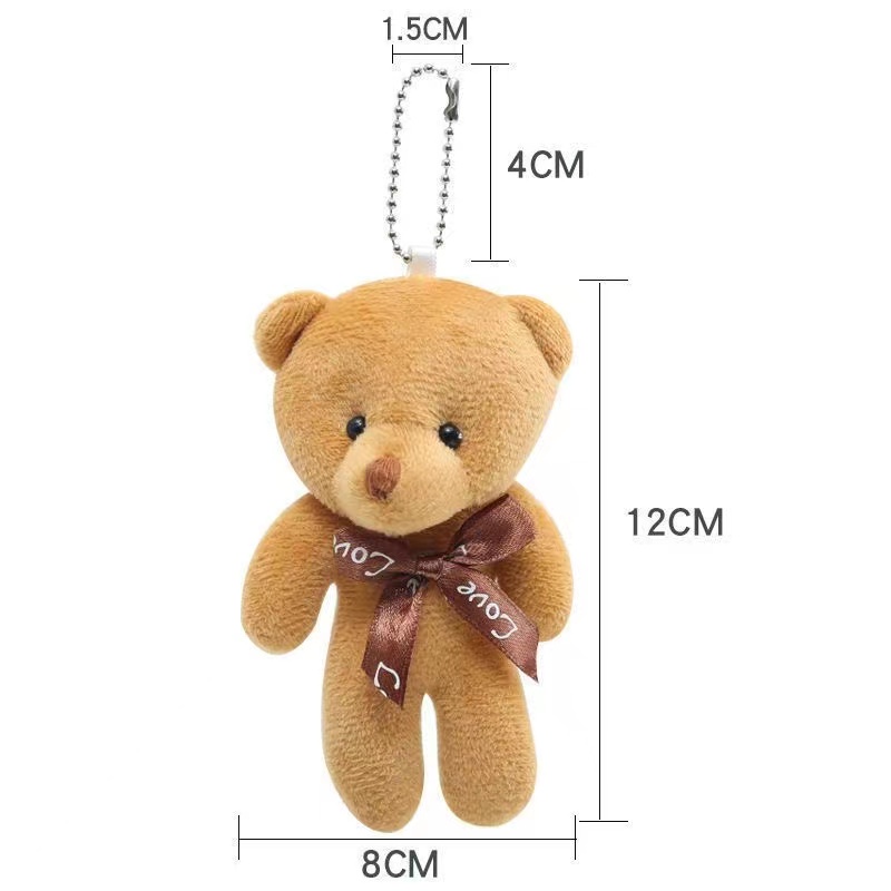 ASIN829 - N05 Mainan Boneka Beruang Mini / Liontin Boneka Beruang / Liontin Gantungan Kunci Hadiah Kecil