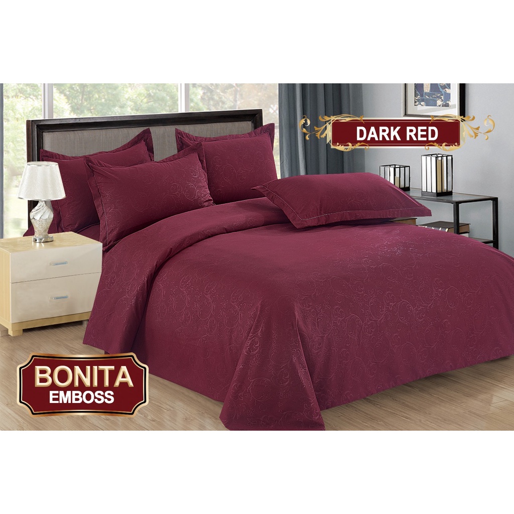 Ss Sprei Polos Embos 160 BONITA Emboss 160x200 Queen Size No 2