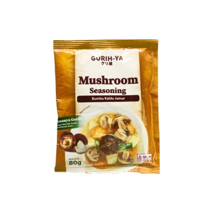 Gurihya Bumbu Kaldu Jamur 80gr - Kaldu Jamur Gurih-ya