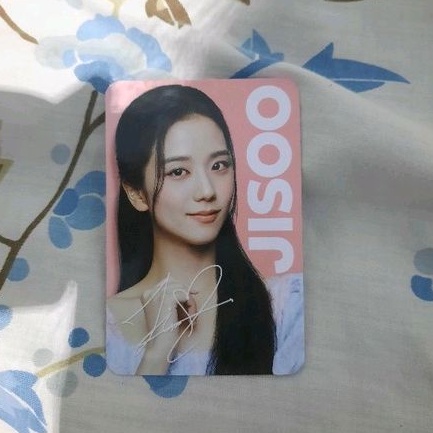 Jisoo photocard blackpink X oreo