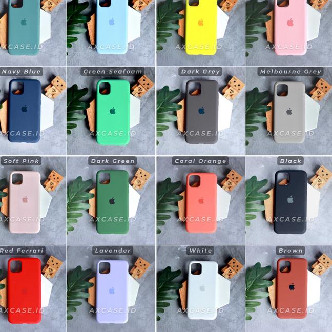 Premium Silicone Case iPhone 11 Pro Max Softcase Polos FULL COVER - Stabilo/Seafoam, iP 11 Pro Max