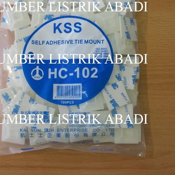 

KSS Self Adhesive Tie Mount HC-102 (PEREKAT 3M)